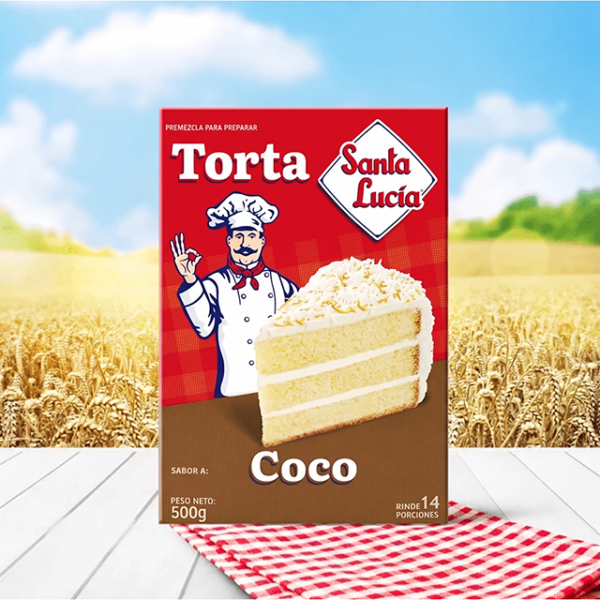 Premezcla para preparar Torta sabor a Coco (500gr)